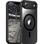 jt berlin BackCase JT Berlin Pankow Hybrid MagSafe telefona maciņš Apple iPhone Air, melns/caurspīdīgs
