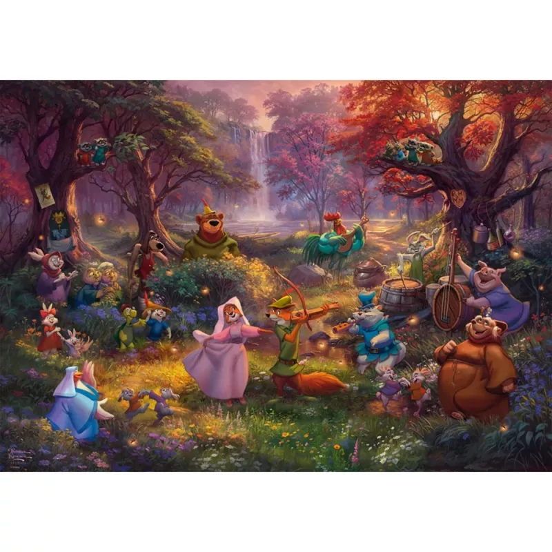 Thomas Kinkade Studios: Disney - Robin Hood, Puzle 1000 gabali
