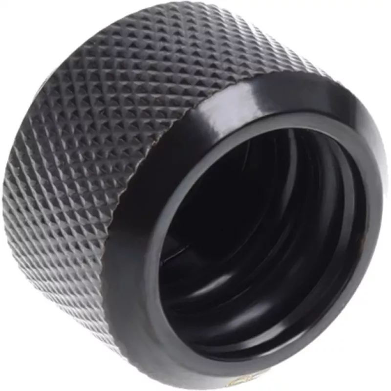 Alphacool Eiszapfen 16mm HardTube skrūvējams savienotājs G1/4 Deep Black