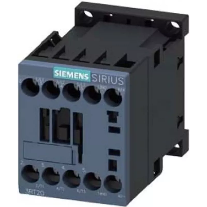 Siemens kontaktors, 24 VDC, 3 NO, 1 normāli atvērts kontakts, skrūvju spailes (3RT20151FB41)