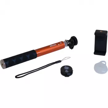 Selfie Stick Ultron Alu 80 viedtālruņiem, melns/sarkans