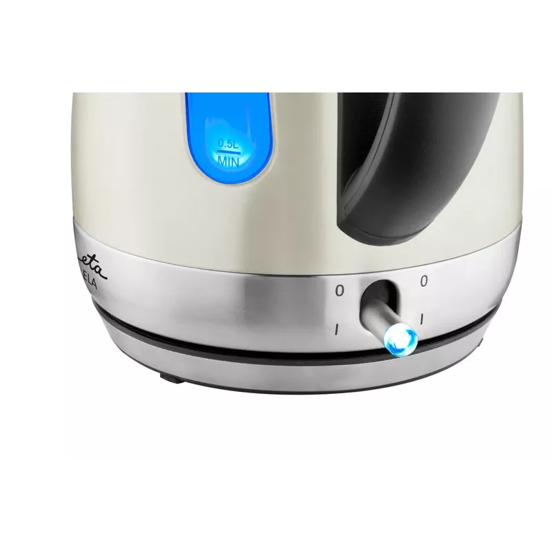 Tējkanna ETA ELA ETA859890070, 2100 W, 1.7 L, nerūsējošais tērauds, krēmkrāsas
