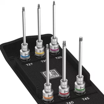 Wera 8767 C TX HF 2 Torx skrūvgrieža uzgaļu komplekts ar noturēšanas funkciju