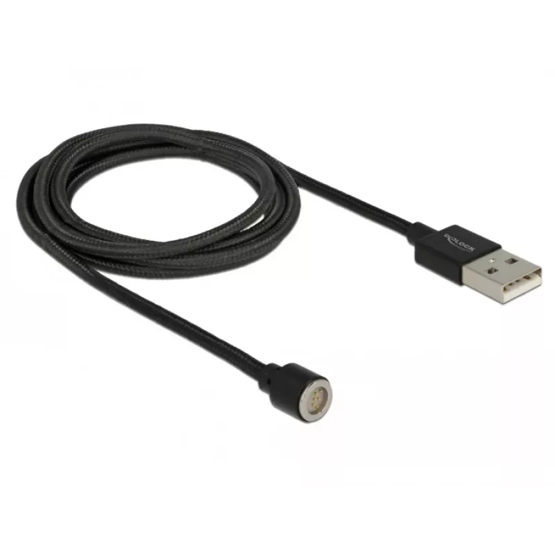 USB kabelis DeLOCK 85724 USB 2.0 1,1 m Melns