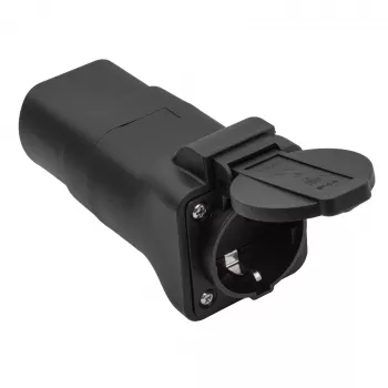 Akyga AK-SC-E29 elektroauto uzlādes stacijas adapteris, Type 2 (spraudnis) uz Schuko ligzdu, 13 A, 3,5 kW