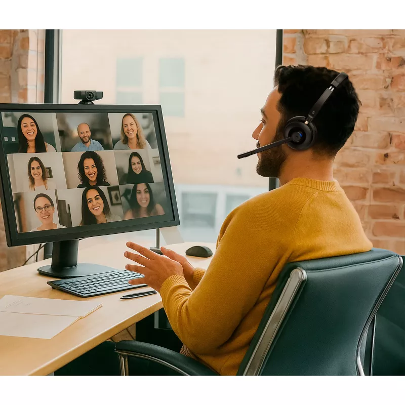 Creative Labs Headset Chat Wireless - bezvadu austiņas ar ANC