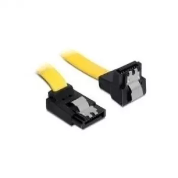 SATA kabelis vīrietis/vīrietis DeLOCK 0,3 m dzeltens 82820