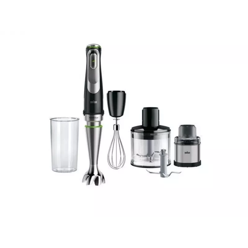 Braun MultiQuick 9 MQ9138XI 0.6 L rokas blenderis 1200 W Melns, Nerūsējošs tērauds