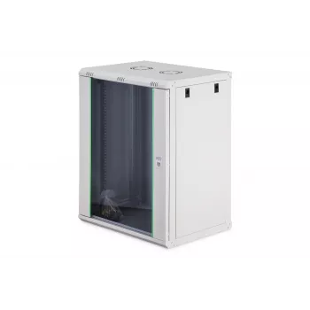 Sienas skapis 19 inch DN-37112 16U 600x450mm pelēks