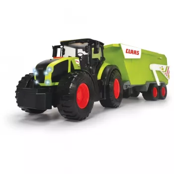 Traktors ar piekabi 64cm CLAAS FARM DICKIE