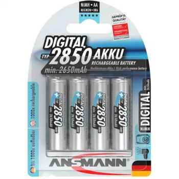 Mājsaimniecības akumulators Ansmann 5035092 NiMH 4 gab. 2850 mAh