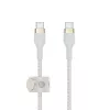 USB kabelis Belkin BOOST↑CHARGE PRO Flex 2m USB-C balts