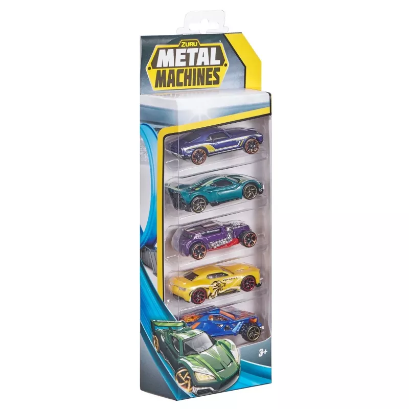 Zuru Metal Machines 5 metāla mašīnīšu komplekts 1:64, 2. sērija, dažādi dizaini