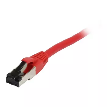 Synergy 21 Patch Kabelis RJ45, CAT8.1 2000MHz, 0,25m, Sarkans, S-STP (S/FTP), TPE (Ultra SuperFlex), AWG26