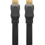Goobay High Speed HDMI plakanais kabelis ar Ethernet 61279, HDMI vīriešu (A tips) – HDMI (A tips), 2 m