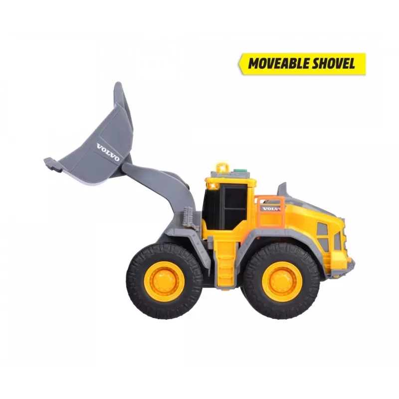 Dickie Toys Volvo riteņu iekrāvējs ar gaismu un skaņu (203723006)