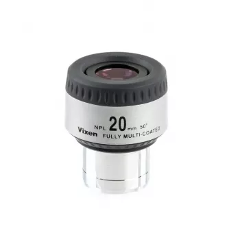 Okulārs Vixen NPL 20mm 1.25 collis — astronomijas okulārs, fokusa attālums 20 mm, 1,25 collu stobrs (Modelis 39206)