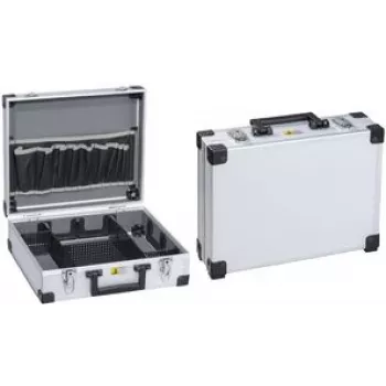 Instrumentu koferis allit AluPlus Tool>L< 36 sudrabs – alumīnija rāmis, L-profils, modelis 425100