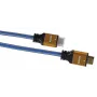 HDMI kabelis IBOX ITVFHD04 1.5 m, HDMI 2.0, 18 Gbps, 4K (4096×2160), apzeltīti kontakti, vīrietis-vīrietis