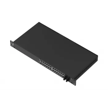 Pārvaldāms Ethernet slēdzis TELTONIKA SWM281 — 24 RJ45 porti, 4 SFP sloti