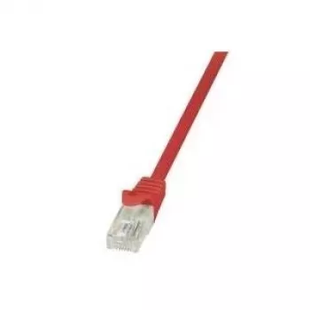 Logilink EconLine - Patch-Cable - RJ-45 (vīriešu) uz RJ-45 (vīriešu) - 5 m - UTP - CAT 6 - Sarkans (CP2074U)