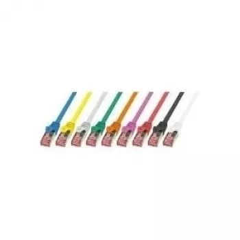 Logilink PrimeLine - Patch-Cable - RJ-45 (vīrišķais) - RJ-45 (vīrišķais) - 3 m - SFTP, PiMF - CAT 6 - gluds, bez halogēna - oranžs (CQ2068S)