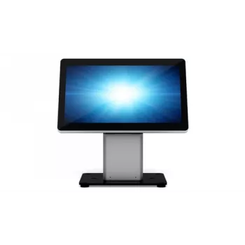Elo Slim pašapkalpošanās letes statīvs - statīvs POS terminālim - Melns/Sudrabs - saderīgs ar Elo 1502L, 2002L, 2202L, 2402L, 2702L, I-Series ESY15i2, ESY15i5, ESY22i2, ESY22i5 (E514693)