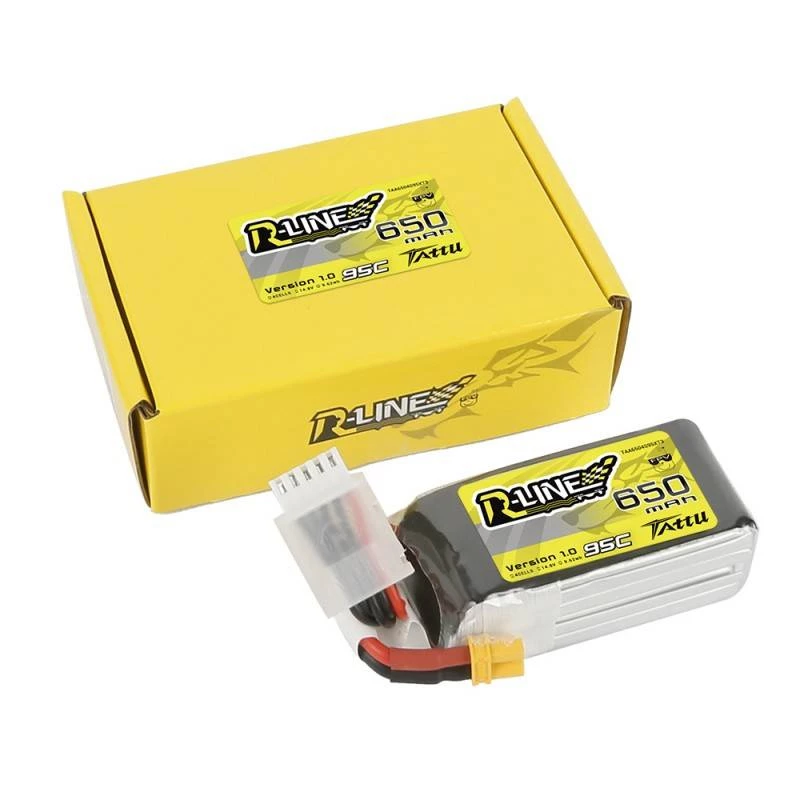 Tattu R-Line 650mAh 14,8V 95C 4S1P XT30 akumulators