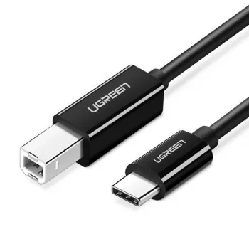 Ugreen 50446 USB 2.0 kabelis 2 m USB-C – Mini-USB B Melns