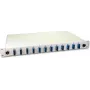 Lightwin LWL Splice Box, 24 šķiedras, 12x DSC vienmoda, 9/125µm OS2 G657.A1 pigtail savienotājkārba (SPBOX 24E09 OS2 DSC)
