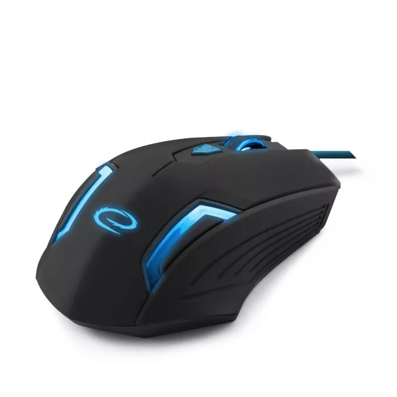Esperanza MX205 FIGHTER - Spēļu pele - USB - Optiskā - 6 pogas - Melna