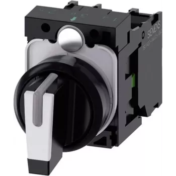Siemens 3SU1100-2BM60-1NA0 elektriskais izpildmehānisms, melns, metālisks
