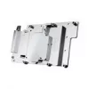 Alphacool 10261 Aizmugures plāksne Alumīnijs Hroms Varš Melns 95.7mm