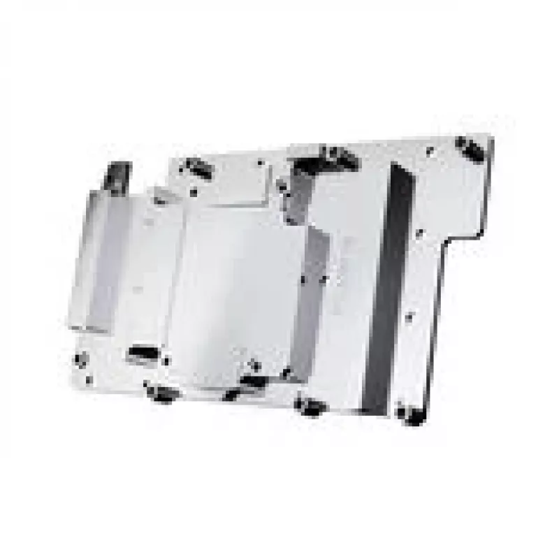 Alphacool 10261 Aizmugures plāksne Alumīnijs Hroms Varš Melns 95.7mm
