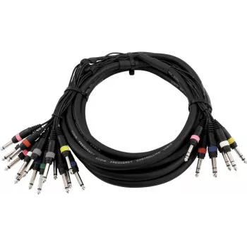 Audio snake kabelis Omnitronic 8xJack līdz 16xJack mono 15 m