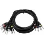 Audio snake kabelis Omnitronic 8xJack līdz 16xJack mono 15 m