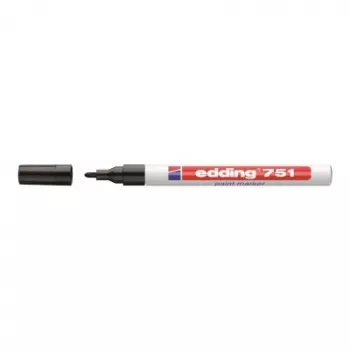 Marķieris Edding 751 Melns