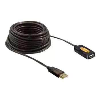 USB kabelis DeLOCK 82446 USB 2.0 10m Melns