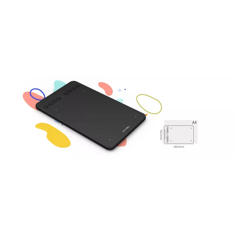 Grafikas planšete 177.8x111.1mm Deco Mini7W XPPen