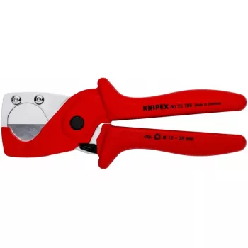 Knipex 90 25 185 - Cauruļu griezējs - Tērauds - Plastmasa - Sarkans - 1,2 cm - 18,5 cm