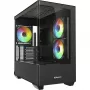 PC korpuss Sharkoon Elite Shark CM100 Tornis Micro-ATX, bez barošanas bloka, melns