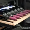 Iebūvējamais vīna dzesētājs Caso WineDeluxe E 18 — 18 pudelēm, 46 cm, melns, energoklase G