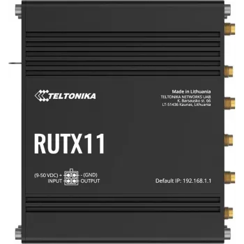 Teltonika RUTX11 bezvadu maršrutētājs 2.4GHz 802.11ac