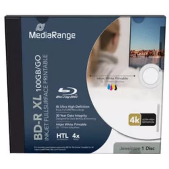 MediaRange MR520 BD-R XL 100GB 4X - Blu-ray ierakstāmais disks, viena slāņa XL ietilpība