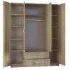 Skapis Topeshop ROMANA 160 SON 11 plaukti 4 durvis Ozols