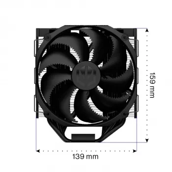 Endorfa Fortis 5 Black CPU dzesētājs