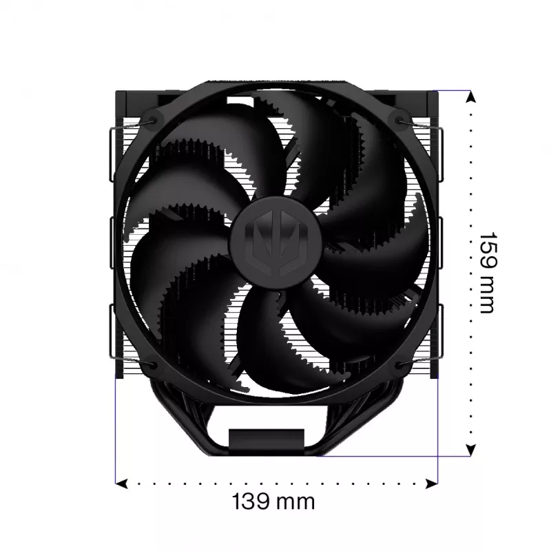 Endorfa Fortis 5 Black CPU dzesētājs