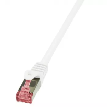 Tīkla kabelis LogiLink 0,25m RJ-45 Cat6 S/FTP Balts