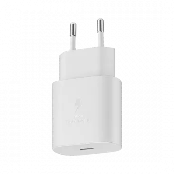 Samsung sienas lādētājs TA800NW 25W 1x Type-C - Balts EU