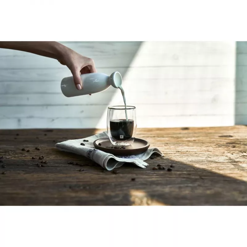 Borosilikāta stikla dubultsienu glāžu komplekts ZWILLING 39500-076, 200 ml, caurspīdīgs, 2 gab.